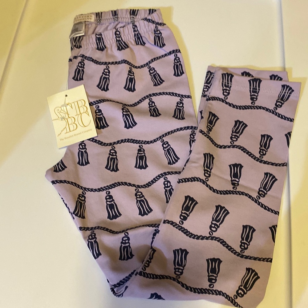TBBC BEAUFORT BONNET Missy Tassel Todd Slacks Mitzy Sue purple girls new w tag